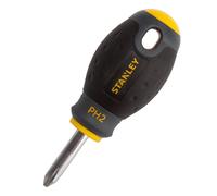 Stanley FatMax Stubby Phillips Screwdriver PH2 X 30Mm Soft Grip Handle 0-65-407