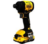 Stanley FatMax V20 Avvitatore a impulsi a batteria SFMCF811D1T 18V con batteria Li-Ion 2,0Ah e valigetta Pro-Stack