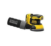 STANLEY FATMAX V20 Levigatrice roto-orbitale batteria, 18V, SFMCW220D1S-QW | Include batteria 2.0Ah, caricabatterie e borsa morbida, sistema di raccolta polvere, interruttore a tenuta di polvere