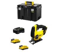 Stanley fatmax v20 seghetto alternativo stanley fatmax sfmcs600d2t (2 x 2,0 ah + caricabatteria + tstak vi) 8435587919728