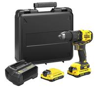 STANLEY FATMAX V20 SFMCD710D2K-QW Trapano Avvitatore Brushless 18V 2x2.0Ah con Kit Box