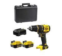 Stanley fatmax v20 trapano a percussione stanley fatmax sfmcd721m2k (2 x 4,0 ah + caricabatteria + valigetta) 8435587911029