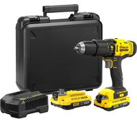 Stanley FatMax V20 Trapano Avvitatore Percussione 2 Batterie 18V 2.0Ah Valigetta