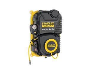 STANLEY Fatmax - WALLTECH PRO COMPRESSORE A MURO CON SERBATOIO 2L, Nero/Giallo