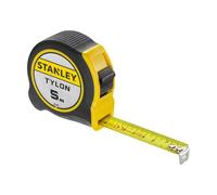 Stanley Flessometro Tylon, lunghezza 5 m, corpo in plastica robusto antiurto nervato Stanley Quantità:1