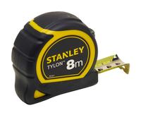 Stanley flessometro metro Tylon 8 mtl in ABS nastro 25 mm con fermo e ritorno