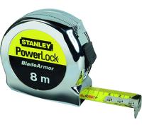 Stanley Powerlock Bladearmor Tasca Nastro 8m (Larghezza 25mm) (Metrico Solo)