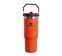 Stanley Flip Straw Tumbler 1.0 Borraccia Con Cannuccia 0.89L - Fredda Per 12 Ore - Borraccia Termica Senza BPA - Bottiglia Acqua Facile Da Trasportare - Lavabile In Lavastoviglie - Tigerlily Plum