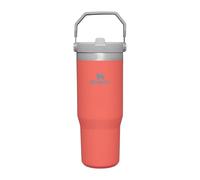STANLEY Flip Straw Tumbler 1.0 Borraccia Con Cannuccia 0.89L - Fredda Per 12 Ore - Borraccia Termica Senza BPA - Bottiglia Acqua Facile Da Trasportare - Lavabile In Lavastoviglie - Guava