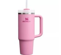 STANLEY FlowState Peony Quencher H2.0 - Bicchiere termico sottovuoto in acciaio inox, con coperchio e cannuccia, per acqua, tè freddo o caffè (peonia, 1,18 ml)