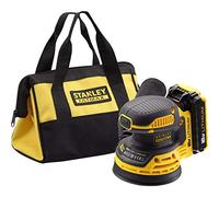 Stanley FMCW220D1-QW Fatmax Levigatrice Eccentrico Con 1 Batteria 2Ah,18 V, Giallo/Nero