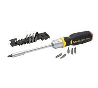 STANLEY FMHT0-62690 Cacciavite PortaInserti a cricchetto, Set di 12 Inserti, Standard