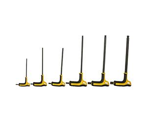 STANLEY FMHT0-69048 Set 5 Chiavi Maschio con Impugnatura Fatmax, Punta Torx, Nero/Giallo