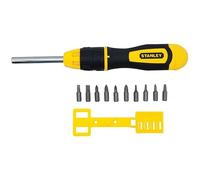 STANLEY Hand Tools 68-010 10 in 1 Multi Bit Cacciavite a cricchetto