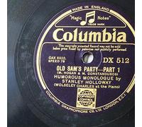 stanley holloway - 78rpm 12" STANLEY HOLLOWAY old sam`s party DX 512