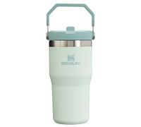 Stanley IceFlow - Borraccia con cannuccia a scatto con manico, 590 ml, coperchio avvitabile e cannuccia ribaltabile, resistente alle perdite, in acciaio inox isolante, senza BPA, nebulizzatore