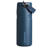 Stanley IceFlow Flip Straw 2.0 Borraccia da 16 once | Cannuccia integrata con apertura più grande | Leggera e a prova di perdite | Acciaio inossidabile isolato | Senza BPA | Blu navy