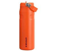 Stanley IceFlow Flip Straw 2.0 Bottiglia d'acqua da 710 ml | Cannuccia integrata con apertura maggiore, leggera e resistente alle perdite, in acciaio inox isolato, senza BPA, prugna tigre