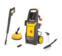 Stanley Idropulitrice SXPW19BX | ad Alta Pressione | per Auto ed Esterni Casa | con Lavapavimenti e Spazzola Fissa | Pressione max. 150 bar | Portata max. 440 l/h | Assorbimento 1900 W
