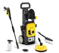 Stanley Idropulitrice SXPW22HP ad Alta Pressione, con Patio Cleaner e Spazzola Fissa, per Auto ed Esterni Casa, Pressione max. 160 bar, Portata max. 480 l/h, Potenza Assorbita 2200 W