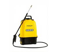 Stanley Irroratore a pressione 16 L, irroratore da giardino, elettrico, batteria al litio ricaricabile, lancia telescopica, ugello regolabile, autonomia 2 h, max. 5 bar, 0,6 L/min, giallo/nero