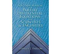 Stanley J. Farl Solution Manual For Partial Differential Equations f (Tascabile)