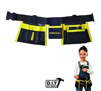 Stanley Jr. Cintura portautensili per bambini T010M-SY - Ideale per bambini per conservare bene i giocattoli - realizzata in tessuto resistente e durevole a partire dai 5 anni in su, giallo-nero, 35 x