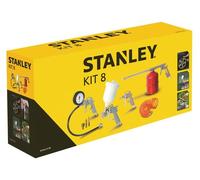 STANLEY KIT 8 ACCESSORI PER COMPRESSORE SOFFIAGGIO, GONFIAGGIO, AEROGRAFO