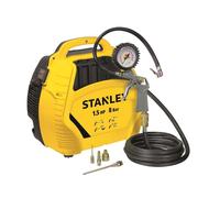 Stanley Kit Compressore Aria Con Gonfiatore 1.5 HP 8 Bar 230V SACAK1