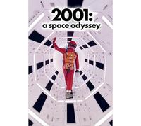 Stanley Kubrick Maxi poster con astronauta del 2001, 91,5 cm x 61 cm, con licenza ufficiale, decorazione da parete per camera da letto, sala giochi o ufficio