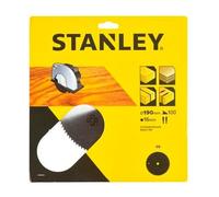 LAMA PER SEGA CIRCOLARE 'DENTI FINI' ø 190 mm - foro 16 mm STANLEY
