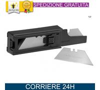 STANLEY Lame di Ricambio Senza Fori Dispenser 10pz Cutter Professionale