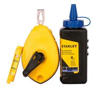 Stanley Linea di Gesso & Blu Costruttori Gesso 30m Con Livella Linea 0-47-443