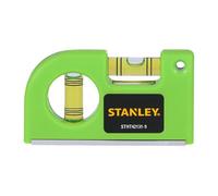 Stanley Livello Pocket Magnetico Hi-Vis In Plastica Con 2 Vialetti STA042131