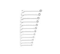 Stanley Metrico Chiave Combinata Set 12 Pezzi 12 PT 15 Gradi ad Angolo STA082843