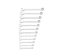 Stanley Metrico Chiave Combinata Set 12 Pezzi 12 PT 15 Gradi ad Angolo STA082843