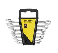 Stanley Metrico Chiave Combinata Set 7 Pezzi 12 PT 15 Gradi ad Angolo STA082842