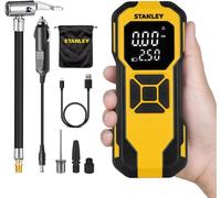 Stanley Mini Compressore D’Aria Portatile 10 BAR Ricaricabile USB-C Luce LED