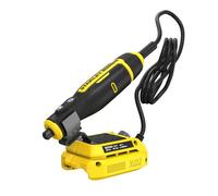 Stanley Mini Herramienta V20 Li-ION 18 V, velocidad Variable 6.700-34.000 RPM, pinza universale da 3,2 mm, cavo lungo 120 cm. Sin batería/cargador per Pro e fai da te