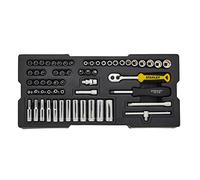 Stanley, Modulo Set 60 pz chiavi a bussola e accessori attacco 1/4"