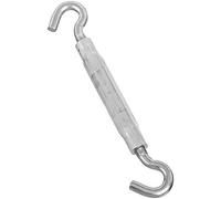 Stanley National Hardware 2174BC 3/20,3 cm x 10 - 1/5,1 cm Zinc Plated Hook/Hook Turnbuckle