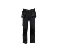 Stanley Pantaloni Slim Fit Nero Camo Vita 38in Gamba R STCDIXONC38