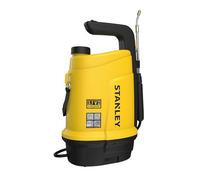 Stanley Pompa Elettrica 5 L, irroratore da giardino, batteria al litio ricaricabile, lancia telescopica, ugello regolabile, autonomia 2,5 h, max. 2 bar, 0,33 L/min, giallo/nero