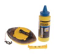 Stanley Powerwinder Tracciatore 30 metri con polvere blu e livellina 0-47-465