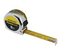 Stanley Powerlock Classic Metro a Nastro 3m Larghezza 19mm 0-33-522
