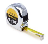 Stanley Powerlock Nastro Misurare 16ft 5m Larghezza 19mm Cintura Clip Tru Zero