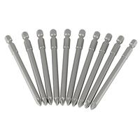 Stanley Pozidriv Potenza Bit PZ2 X 100mm (Scatola 10) STA368807B