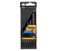 Stanley Cassetta 6 punte HSS-R STA56010-QZ per metallo, 6 pezzi