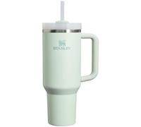 Stanley Quencher FlowState H2.0 - Bicchiere termico sottovuoto in acciaio inox con coperchio e cannuccia, per acqua, tè freddo o caffè, frullati e altro, nebbia, 1,18 l
