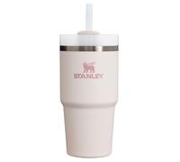 STANLEY Quencher FlowState H2.0 - Bicchiere termico sottovuoto in acciaio inox con coperchio e cannuccia, per acqua, tè freddo o caffè, frullati e altro, colore: quarzo rosa 2.0, 590 ml
